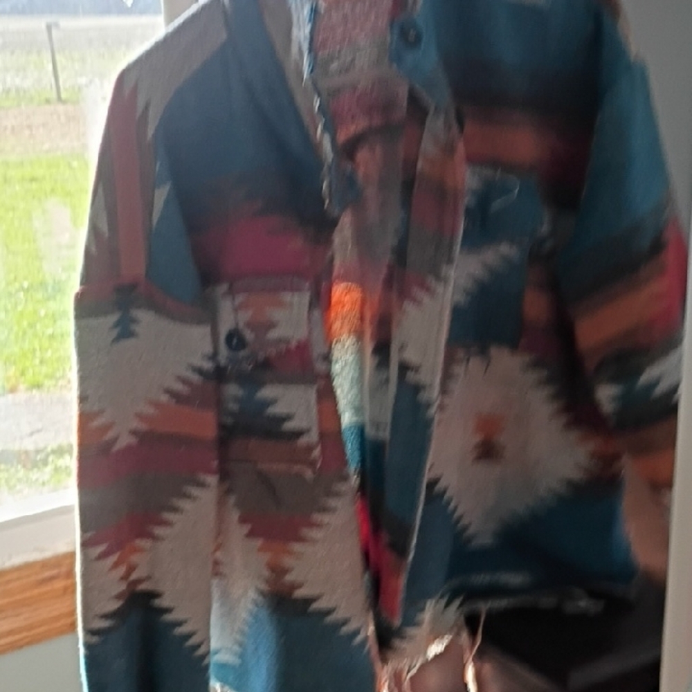 Colorful Southwestern Pattern Jacket - Picture 3 of 4